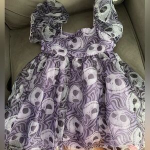 Disney Purple and Black nightmare before Christmas Kids Dress